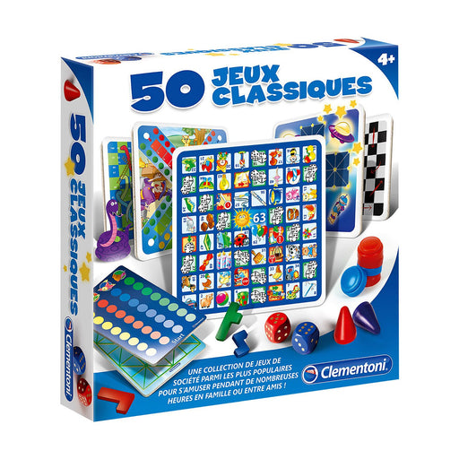 Clementoni - 50 Jeux Classiques (French) - Limolin 