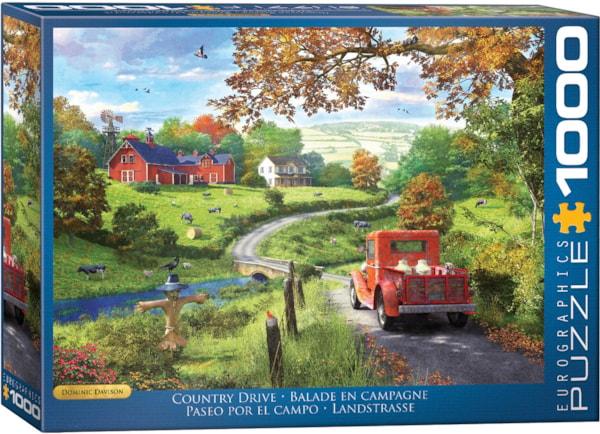 Eurographics - Country Drive By Dominic Davison (1000-Piece Puzzle)