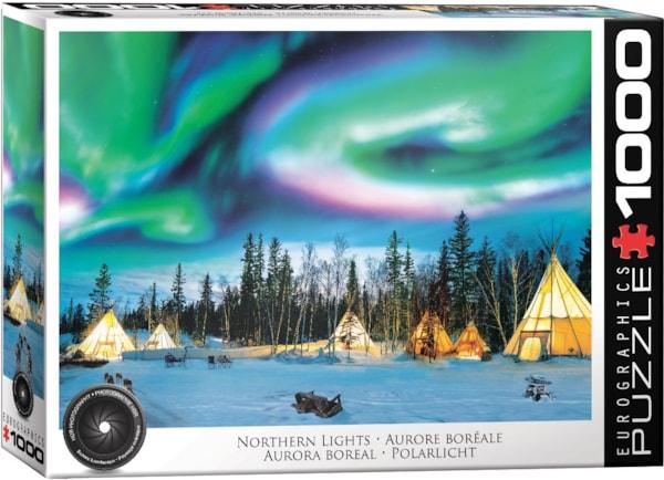 Eurographics - Northern Lights - Yellowknife (1000-Piece Puzzle)