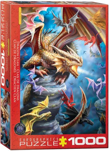 Eurographics - Dragon Clan By Anne Stokes (1000-Piece Puzzle)
