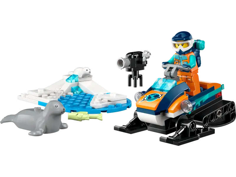 LEGO - 60376 - CITY - Arctic Explorer Snowmobile - 70 Pcs