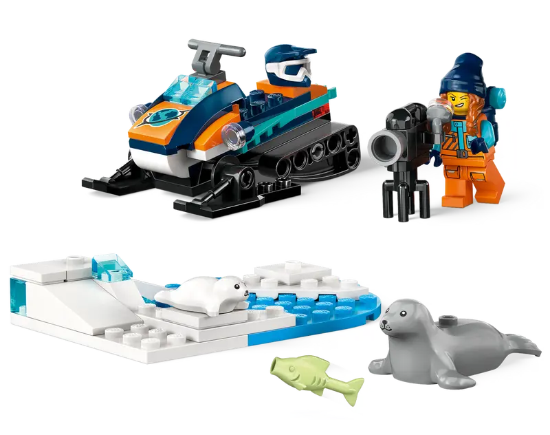 LEGO - 60376 - CITY - Arctic Explorer Snowmobile - 70 Pcs