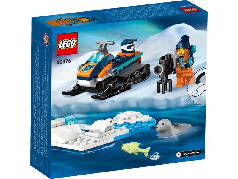 LEGO - 60376 - CITY - Arctic Explorer Snowmobile - 70 Pcs