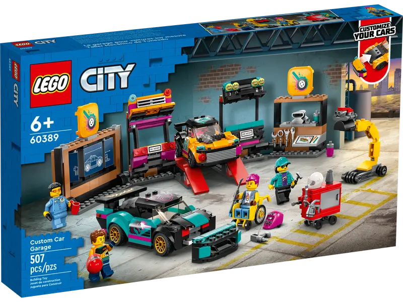 LEGO - 60389 - CITY - Custom Car Garage - 507 Pcs