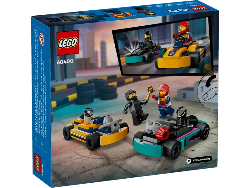 LEGO - 60400 - CITY - Go-Karts and Race Drivers - 99 Pcs