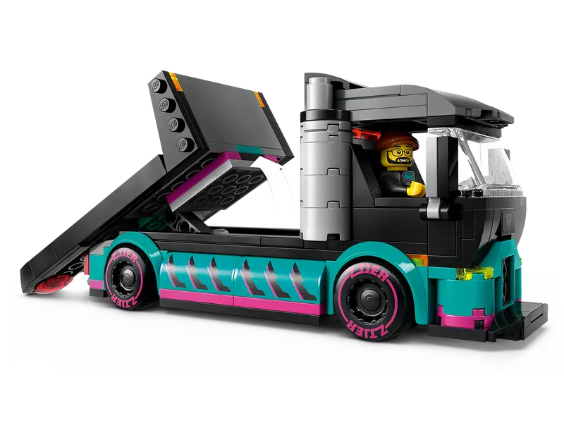 LEGO - 60406 - CITY - Race Car and Car Carrier Truck - 328 Pcs