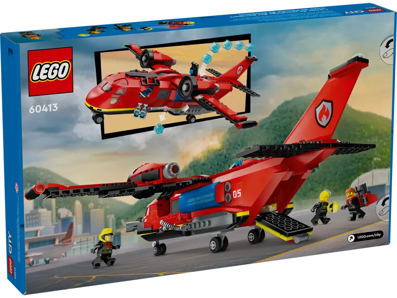 LEGO - 60413 - CITY - Fire Rescue Plane - 478 Pcs