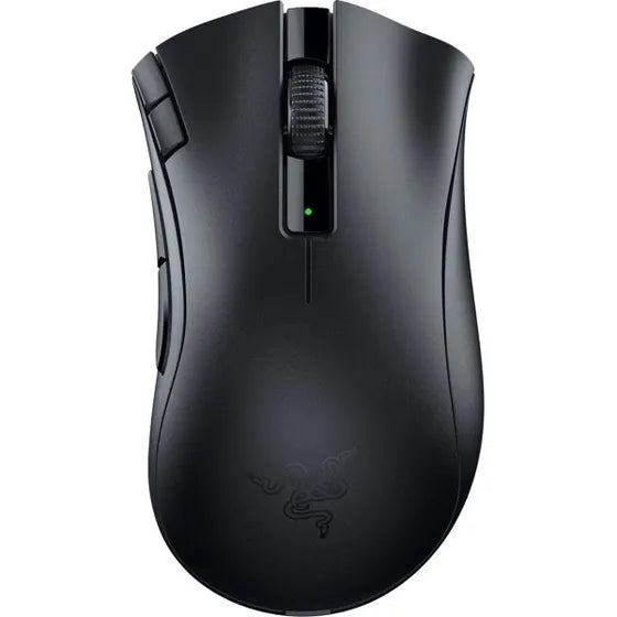 Razer - Gaming Mouse Wireless Deathadder V2xHyperspeed 7 Buttons 14000dpi Ergonomic Design Ultra - fast e Black