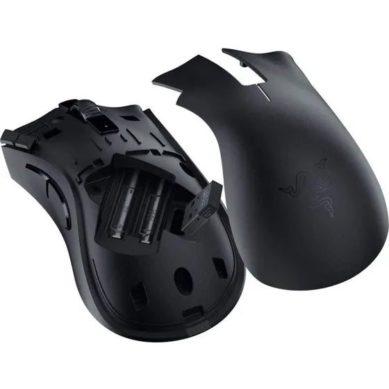 Razer - Gaming Mouse Wireless Deathadder V2xHyperspeed 7 Buttons 14000dpi Ergonomic Design Ultra - fast e Black