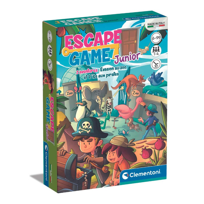 Clementoni - Escape Game Pocket Junior - Zoo & Pirates - Limolin 