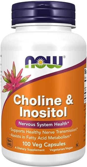 Now - Vitamin B - Choline/inositol 500mg 100cap