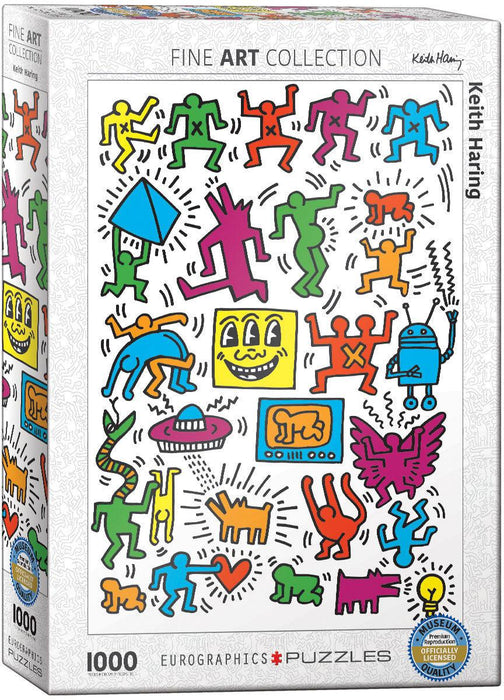 Eurographics - Keith Haring Collage (1000-Piece Puzzle)