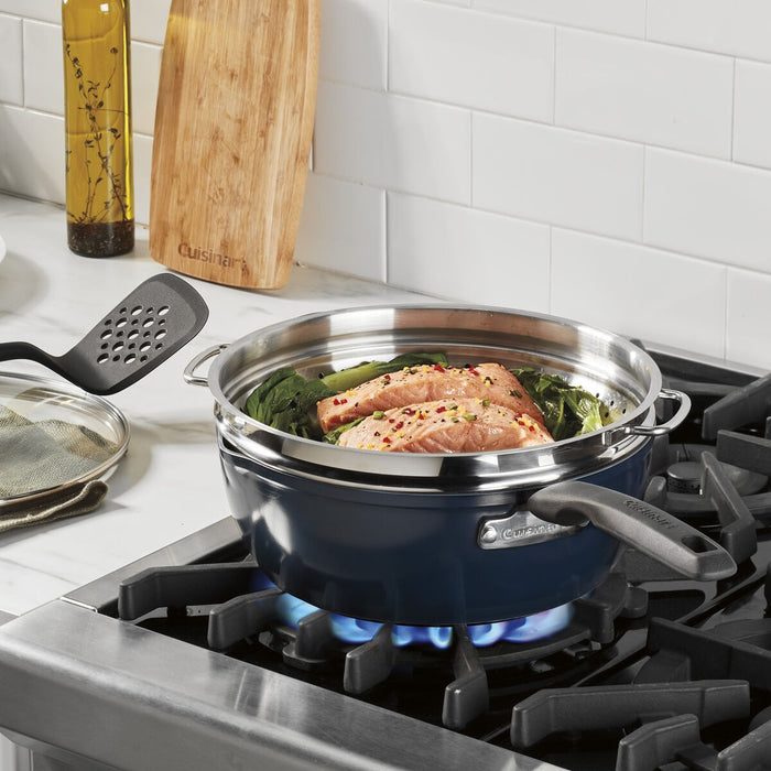 Cuisinart - Preferred Pan 4Pc Set - Navy