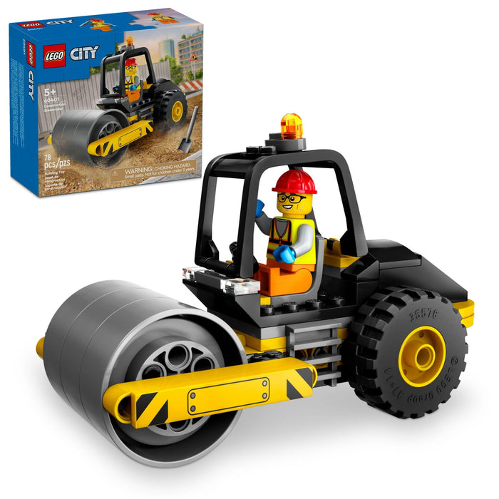 LEGO - 60401 - CITY - Construction Steamroller - 78pcs