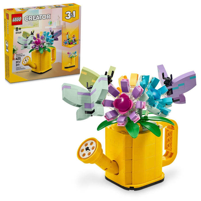 LEGO - 31149 - CREATOR - Flowers in Watering Can - 420 Pcs