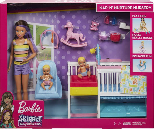 Barbie - Skipper Babysitters Inc Dolls Playset - Nap 'n Nurture Nursery - Limolin 