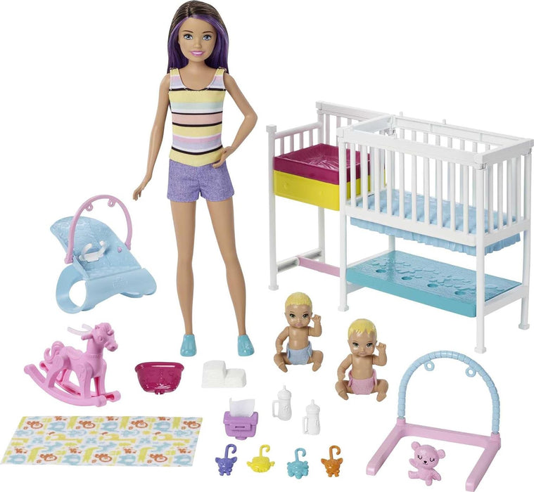 Barbie - Skipper Babysitters Inc Dolls Playset - Nap 'n Nurture Nursery - Limolin 