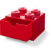 Lego - 4 Knobs Desk Drawer Bright Red - Limolin 