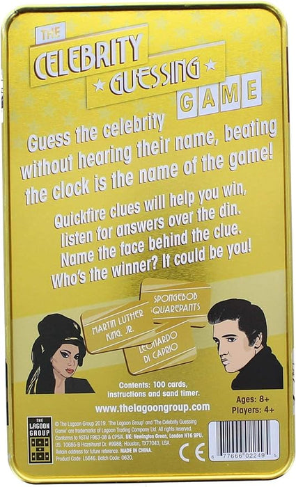 University Games - Celebrity Guessing Game Tin - Limolin 