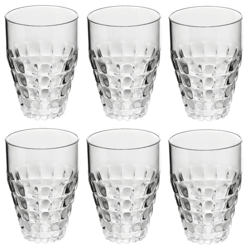 Guzzini - Tall Tumbler Tiffany (Clear) Set of 6 - Limolin 