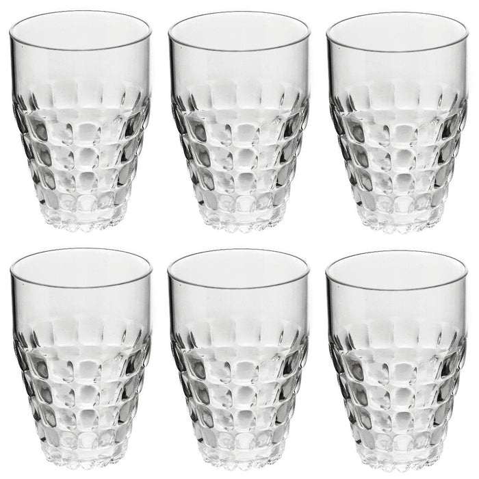 Guzzini - Tall Tumbler Tiffany (Clear) Set of 6 - Limolin 