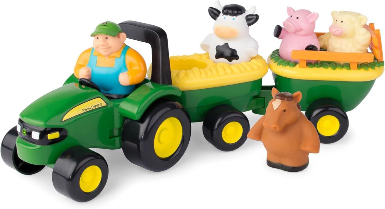 John Deere - Animal Sounds Hayride Musical Tractor Toy