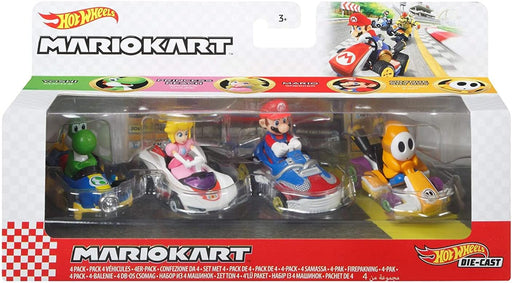 Hot Wheels - Mario Kart - 1:64 Diecast - 4-PACK - Limolin 