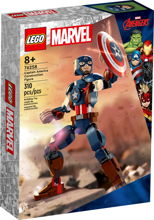 LEGO - 76258 - MARVEL - Captain America Construction Figure - 310 Pcs