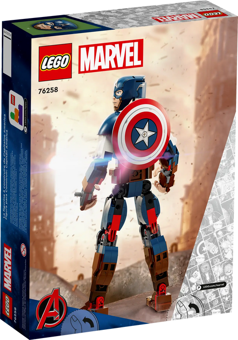 LEGO - 76258 - MARVEL - Captain America Construction Figure - 310 Pcs