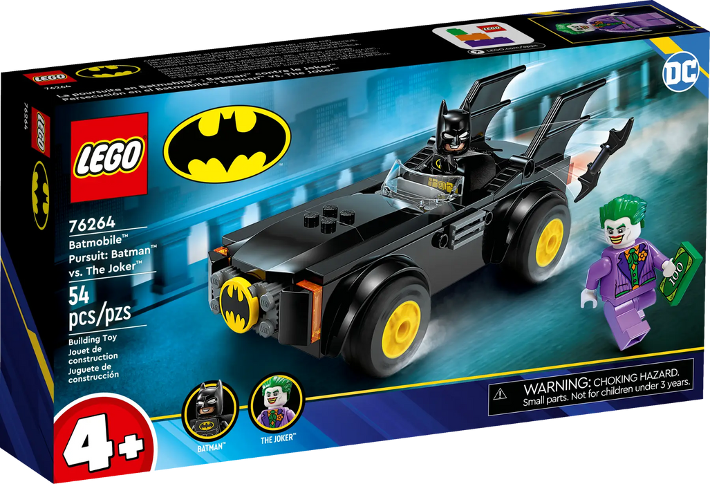 LEGO - 76264 - DC COMICS - Batmobile Pursuit: Batman vs. The Joker - 54 Pcs