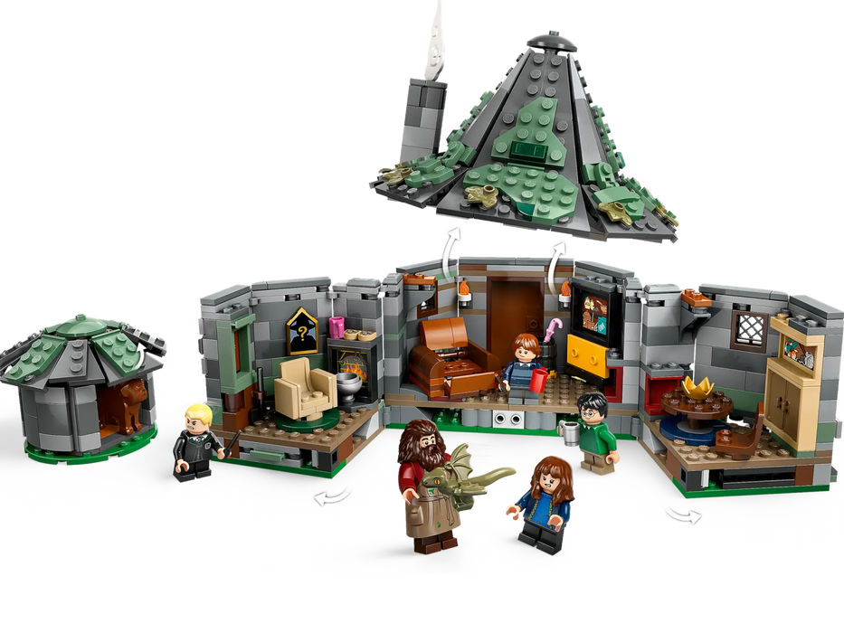 LEGO - 76428 - HARRY POTTER - Hagrid's Hut: An Unexpected Visit - 896 Pcs