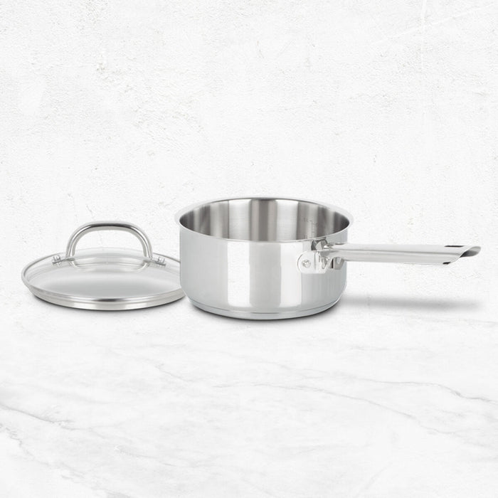 Cuisinart - 10-Piece Stainless Steel Cookware Set