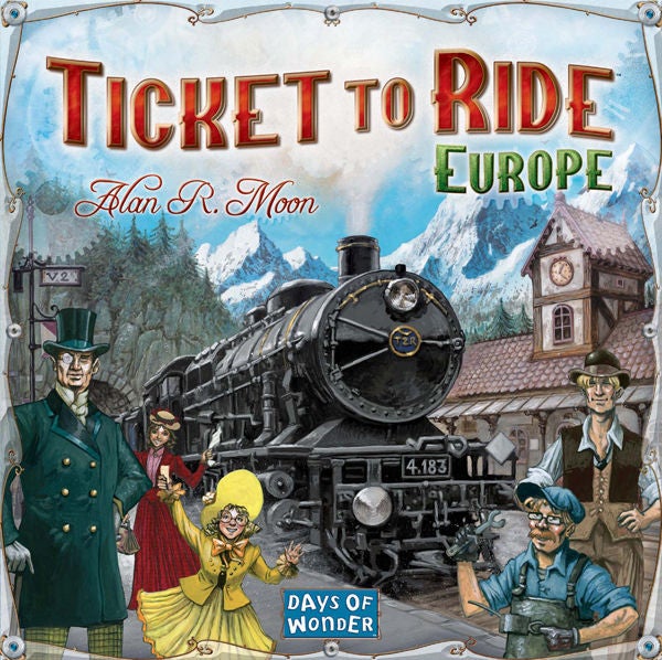 Days Of Wonder - Ticket To Ride Europe Board Game