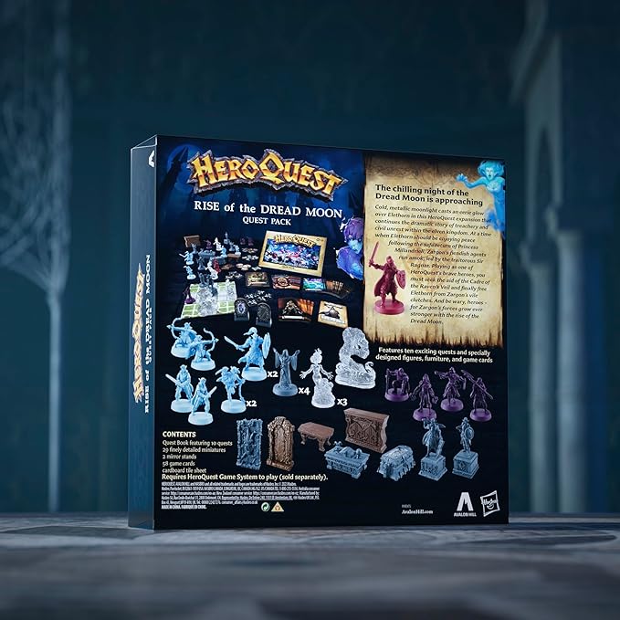 Hasbro - AVALON HILL - HEROQUEST - RISE of the DREAD MOON