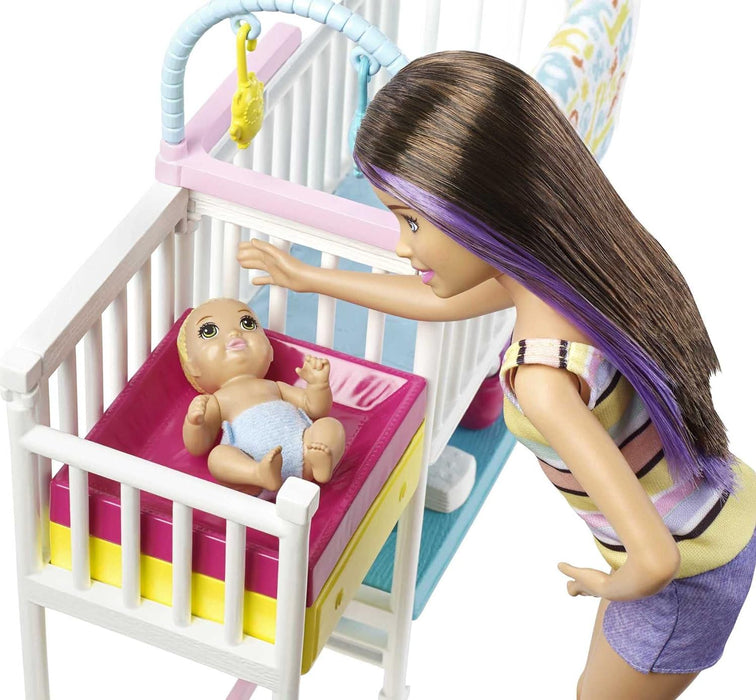 Barbie - Skipper Babysitters Inc Dolls Playset - Nap 'n Nurture Nursery - Limolin 