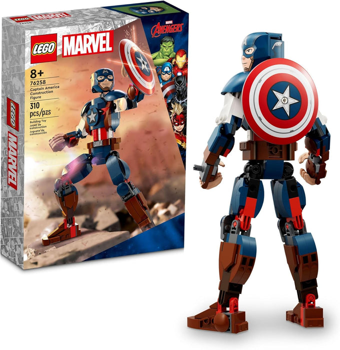 LEGO - 76258 - MARVEL - Captain America Construction Figure - 310 Pcs