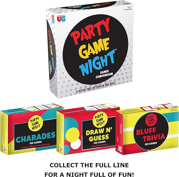 University Games - Party Game - Night Draw & Guess