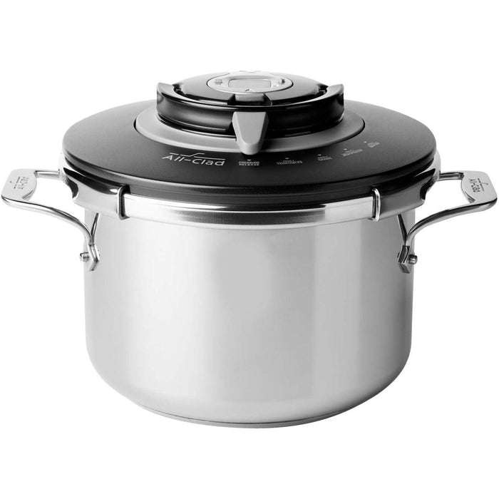 All-Clad - Precision Stainless Steel Pressure Cooker, 8qt