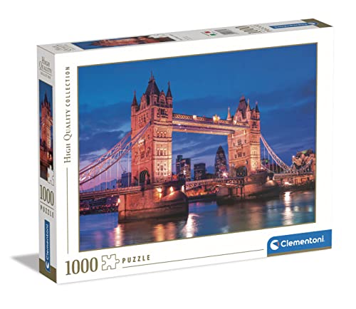 Clementoni - Puzzle 1000: Tower Bridge At Night - Limolin 