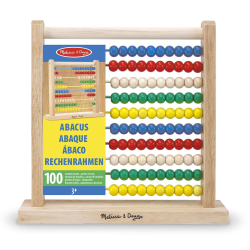 Melissa & Doug - Abacus - Wooden, Beads (8L)