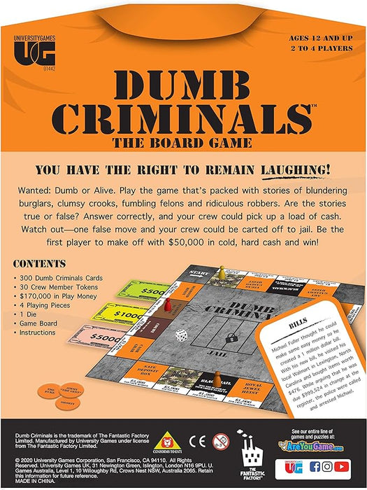 University Games - Dumb Criminals