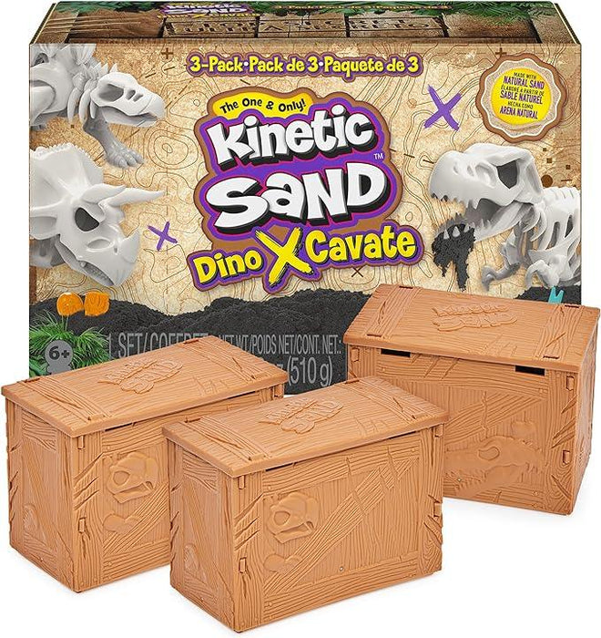 Kinetic Sand - 3Pk Dino Excavate