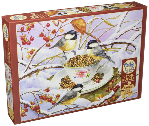 Cobble Hill - Chickadee Tea (275 Piece Puzzle) - Limolin 