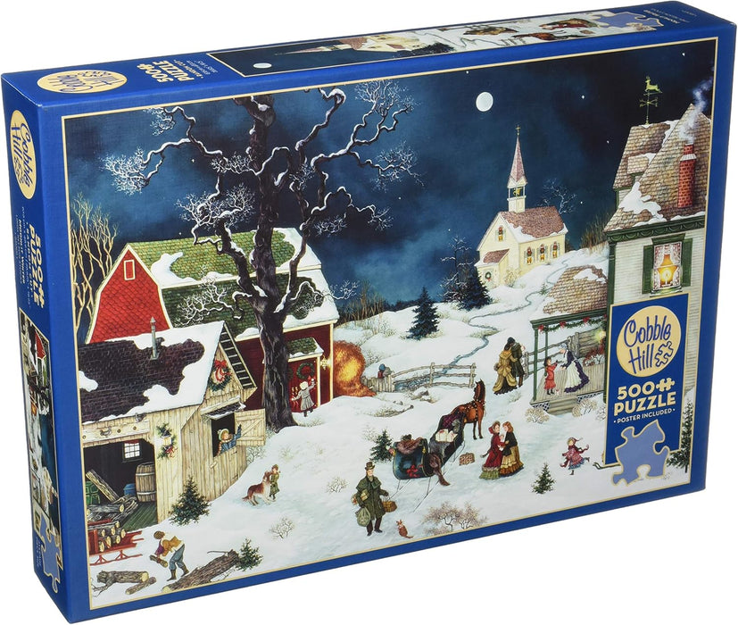 Cobble Hill - Moonlit Winter (500-Piece Puzzle)