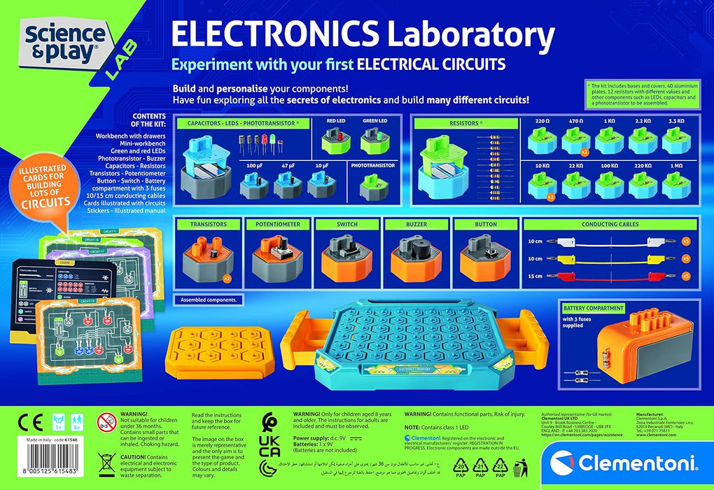 Clementoni - SCIENCE & PLAY - Electronics Laboratory - Limolin 