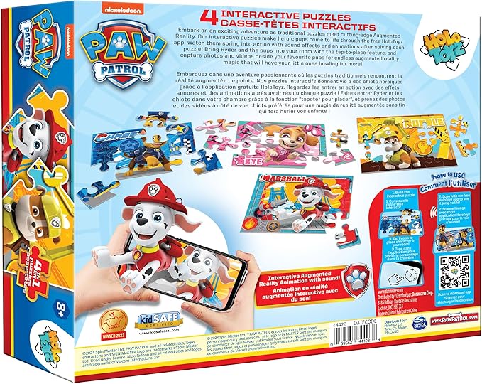 Danaware - PAW PATROL - 4in1 PUZZLE w/VR TECHNOLOGY