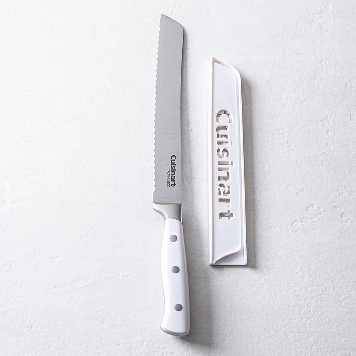 Cuisinart - White Triple Rivet 8" Bread - Matte White German Steel