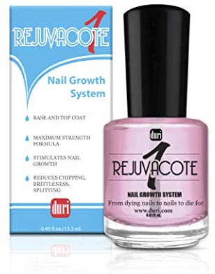 Duri - Rejuvacote 1 Nail Growth System - Base And Top Coat - 3 Pack (0.61 fl.oz each) - Limolin 