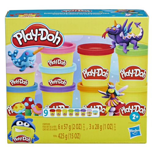 PLAY-DOH - Colorful Compound 9 Pack Ast