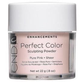 CND - Perfect Color Powder Pure Pink Sheer .8 oz - Limolin 